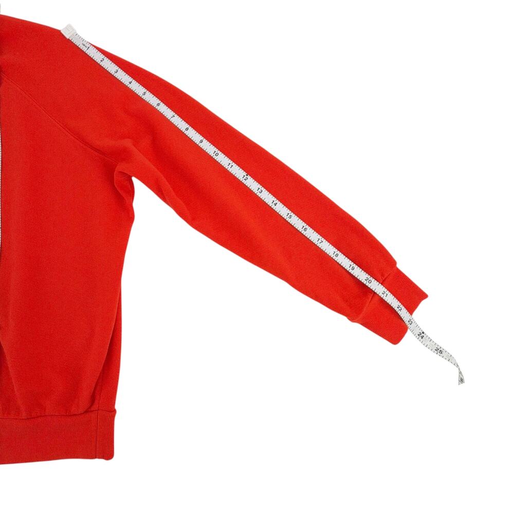 PERFECTWHITETEE Alexi French Terry Sweatshirt in Tomato S - Picture 11 of 11